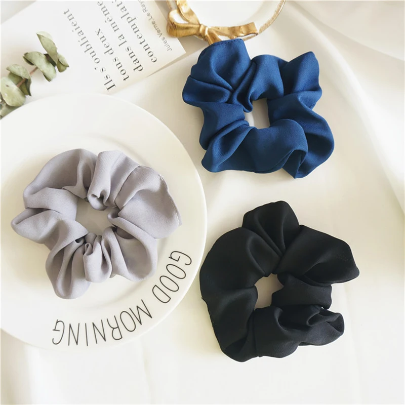 1 Pc Women Sweet Elastic Hair Ties Solid Color Hairbands Rings Rope Ponytail Holder Scrunchie Accessories Girls Headwear 2019 1 Pc Women Sweet Elastic Hair Ties Solid Color Hairbands Rings Rope Ponytail Holder Scrunchie Accessories Girls Headwear 2019