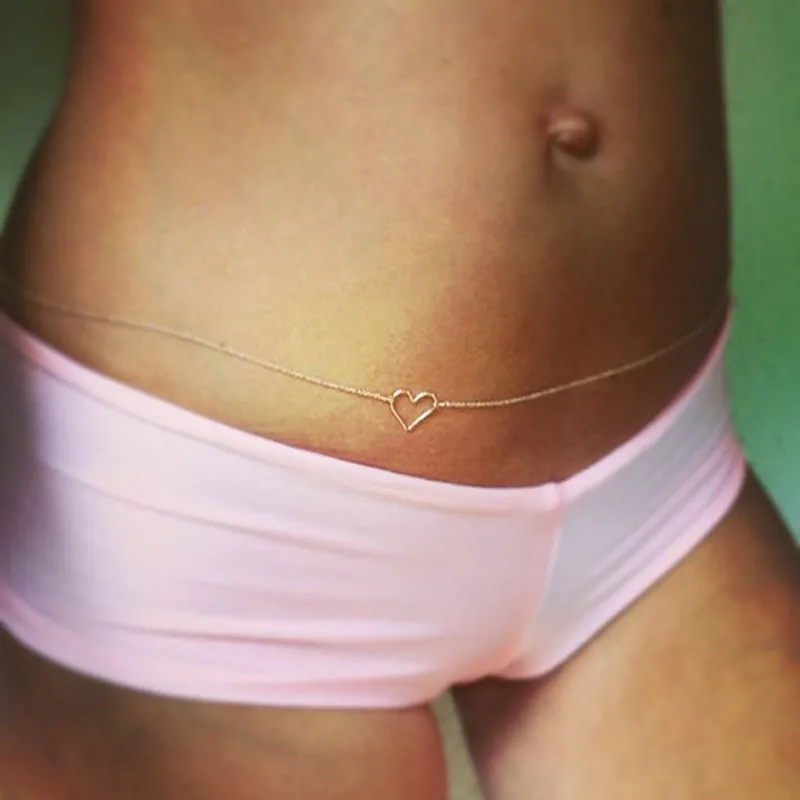 Heart Bikini Body Chains3