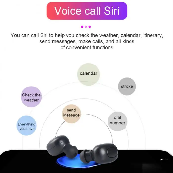 Bluedio Мини Bluetooth 5,0 спортивные наушники настоящие Беспроводные наушники с зарядным устройством