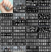 1PC New Nail Template Image 12*6CM Metal Template Konad Polish Geometry Designs Nail Art Stamp Image Plate Stencil 30 Styles BJR 1PC New Nail Template Image 12*6CM Metal Template Konad Polish Geometry Designs Nail Art Stamp Image Plate Stencil 30 Styles BJR