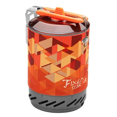 Najtaniej Gorąca sprzedaż odkryty jednoczęściowy kuchenka kempingowa kuchenka do gotowania wymiennik ciepła garnek 1.0L kuchenka do gotowania 600g ogień Maple FMS X2