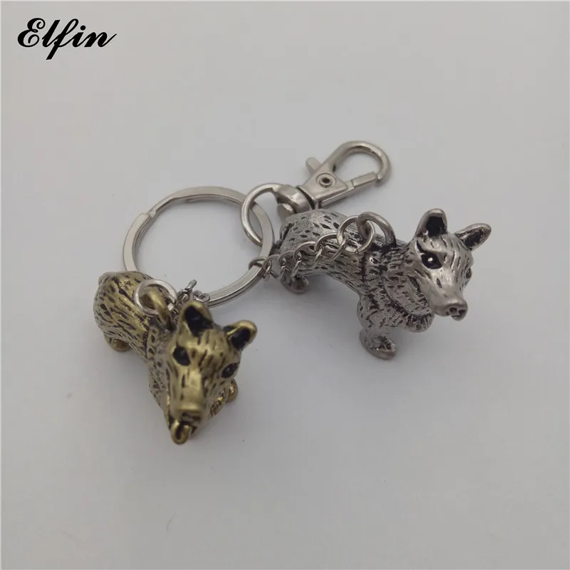 Elfin модный брелок с валлийской корги Модные животные собака памятные ювелирные