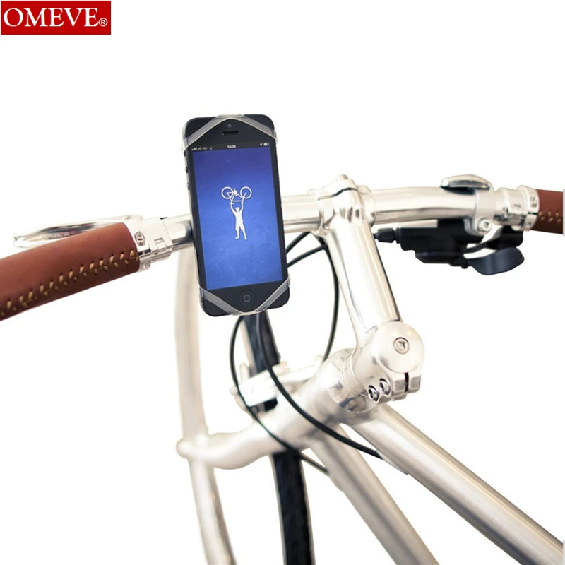 

Universal Silicon Smartphone Bike Mount Cell Phone Holder Fits for iPhone and other Smartphone and Every Bike