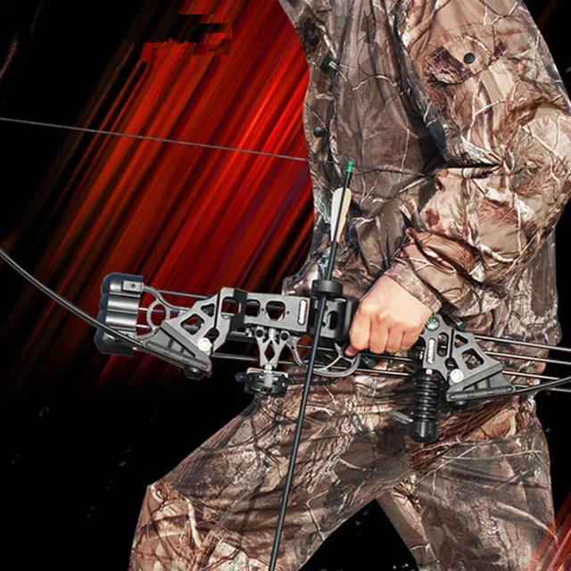  US $65.54 Black Camouflage 30lbs 35lbs 40lbs Straight Pull Right Handed Archery with Compass 