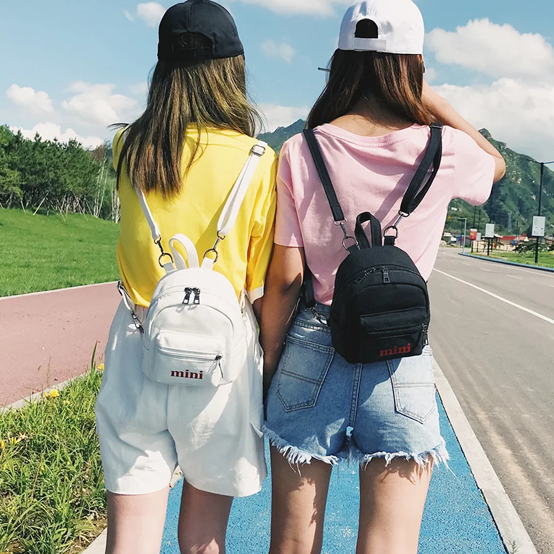 

Fashion Mini Bag Schoolbag Harajuku Ulzzang Knapsack Little Backpack Street Trend Mochilas Mini Backpacks Teenage Girl Backpack