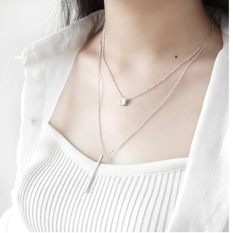 Davitu Circular Pendant Necklace Lady 925 Sterling Silver Necklace Fashion Beads Chain Woman Solid Silver Necklace More Size Best Gifts Metal Color: Water Wave chain41cm Davitu Circular Pendant Necklace Lady 925 Sterling Silver Necklace Fashion Beads Chain Woman Solid Silver Necklace More Size Best Gifts Metal Color: Water Wave chain41cm