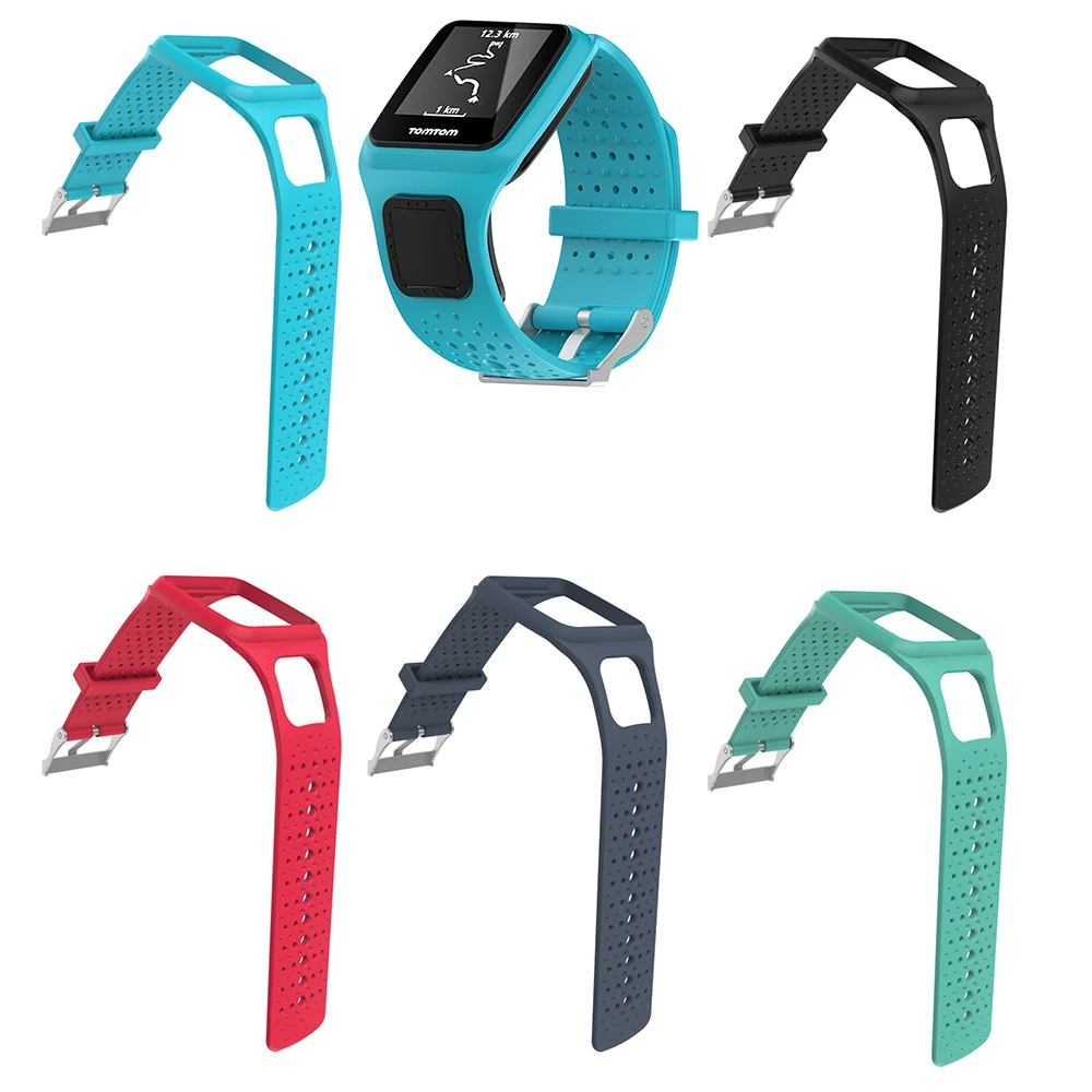 Для TomTom Multi Sport GPS часы для Runner 1 наручные спортивные фитнес Браслет ремешок мягкий