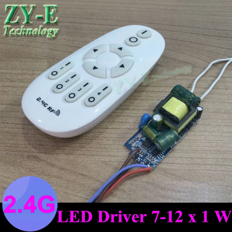 

2set led driver ceiling driver bulb inside transformer power supply with 2.4G remote controller Dimming color for led bulb lamp