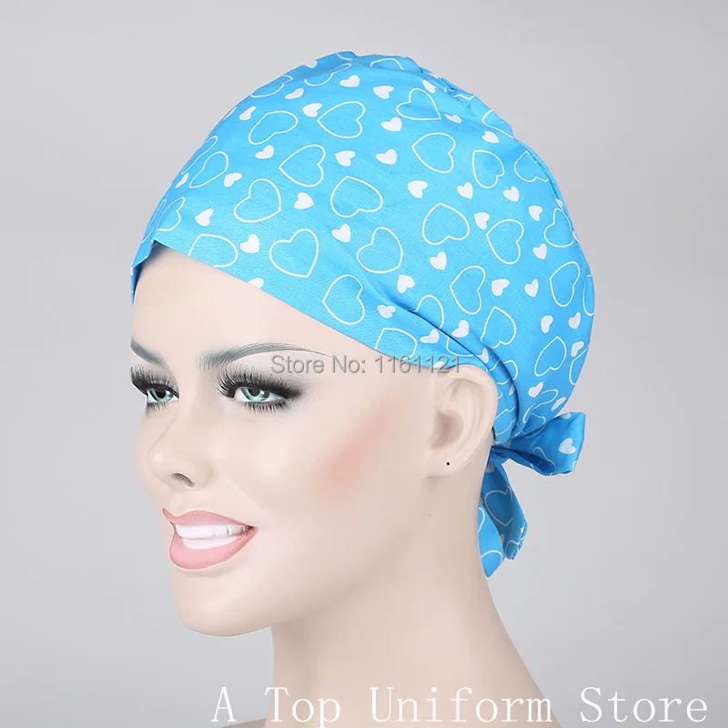 Medical Suit Hospital Surgical Cap Medical Scrub Caps for Women Doctors And Nurse ,restaurant