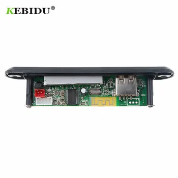 

KEBIDU MP3 Decoder Bluetooth Wireless Bluetooth 12V MP3 WMA Decoder Board Audio Module USB TF Radio For Car Remote Music Speaker