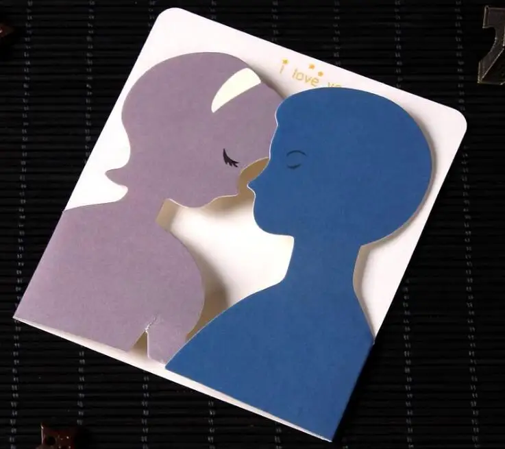 Мини открытки бумажные милые мультяшные на день рождения свадьбу вечеринку