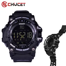 Chycet IP67 Waterproof Bluetooth Smart Watch EX16 Sport Stopwatch Wearable Devices Electronics Connecter smartwatch Alarm Clock