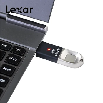 

Original Lexar USB 3.0 Pen Drive F35 256GB 128GB 64GB 32GB With Fingerprint Recognition Metal USB Flash Drive 150MB/s Pendrive