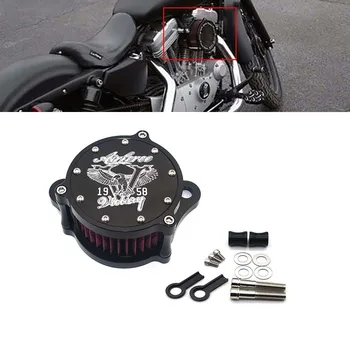 

hawk Logo Air filter Cleaner System Air Cleaner Intake Filter Kit Fits for Harley Sportster XL883 Iron 883 1991-2017