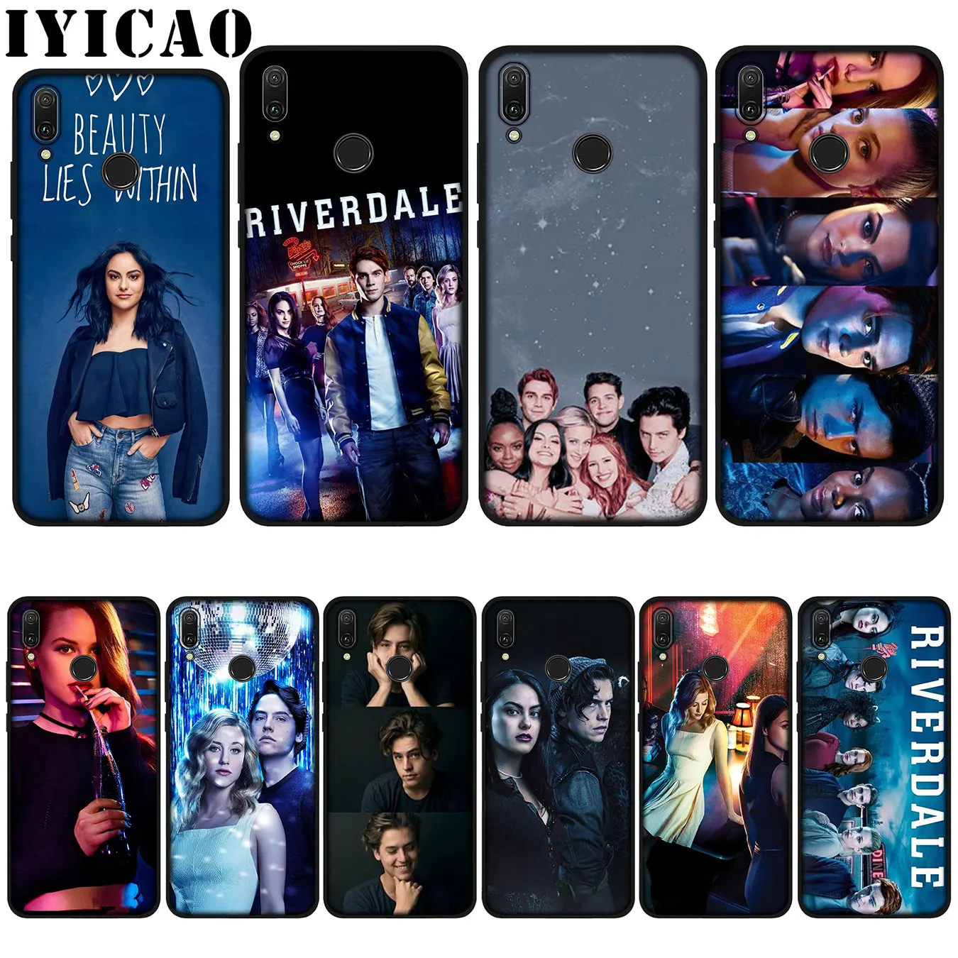 Iyicao ривердейл основной мягкий чехол для huawei P20 Pro P10 P8 P9 P30 Lite Mini 2017 P Smart 2019 крышка |