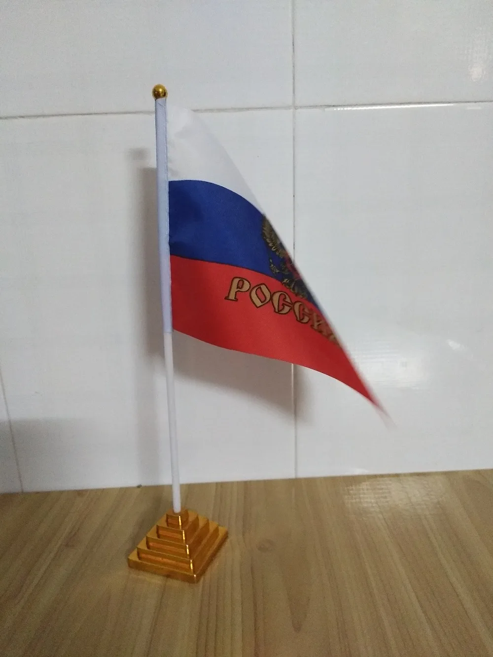

Russian Empire eagle heads God table desk flag 14*21cm flag /Plastic flags or suction cups for your choice free shipping