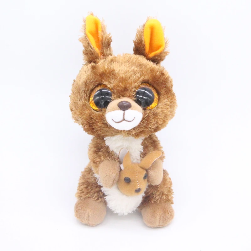 

Ty Big Eyes 6" 15cm Cute kangaroo Plush Animal Stuffed Toys Christmas Birthday gift for Children Girls