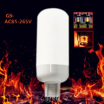 

LED Fire Flame Light Base E14 E12 G9 G4 DC8-30V 1400-1800K LED Flickering Effect Flame Light Bulbs Emulation Decor Lamp 85-265V