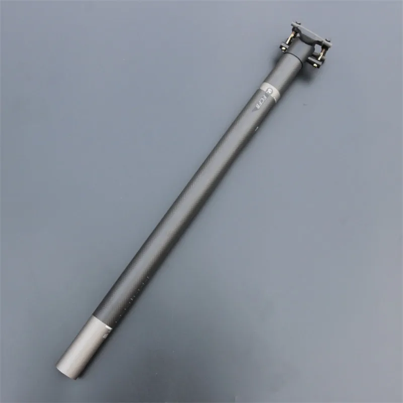 

2016 arrive FCFB Full Carbon Fiber Ultra-Light Rod Seatpost Stanchart Folding Bike Seat Tube Seat 33.9/34.9*580mm Free Shipping