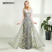 Vestido Longo кружевные длинные платья для выпускного вечера с v-образным вырезом дизайн Элегантные прямые длинные вечерние платья со шлейфом горячая распродажа