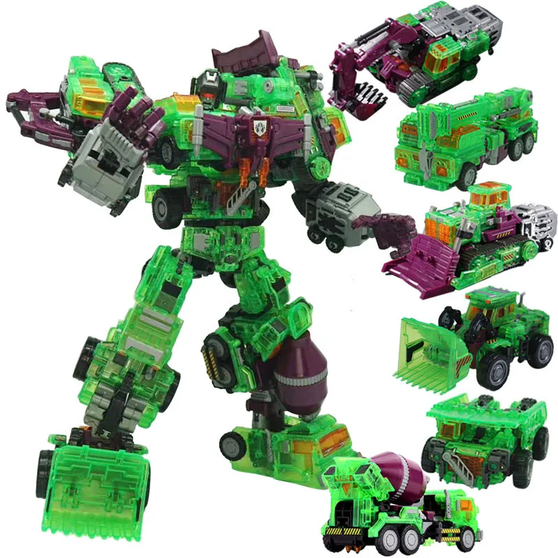 Transformers NBK Oversize GT Devastator Combiners 6 in 1 Engineering Car