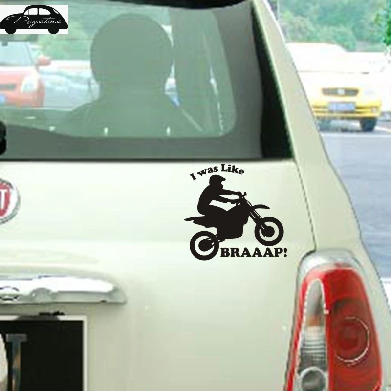 Pegatina BRAAAP ملصقا موتوكروس صائق دراجة نارية الملصقات الفينيل صور مطبوعة للحوائط ديكور جدارية التزلج ملصقا