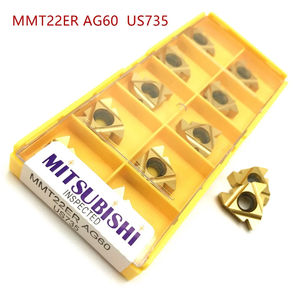 

MMT 22ER AG60 US735carbide inserts Thread Turning tool cutting tool Lathe Tools Milling cutter CNC tool MMT22ER AG60