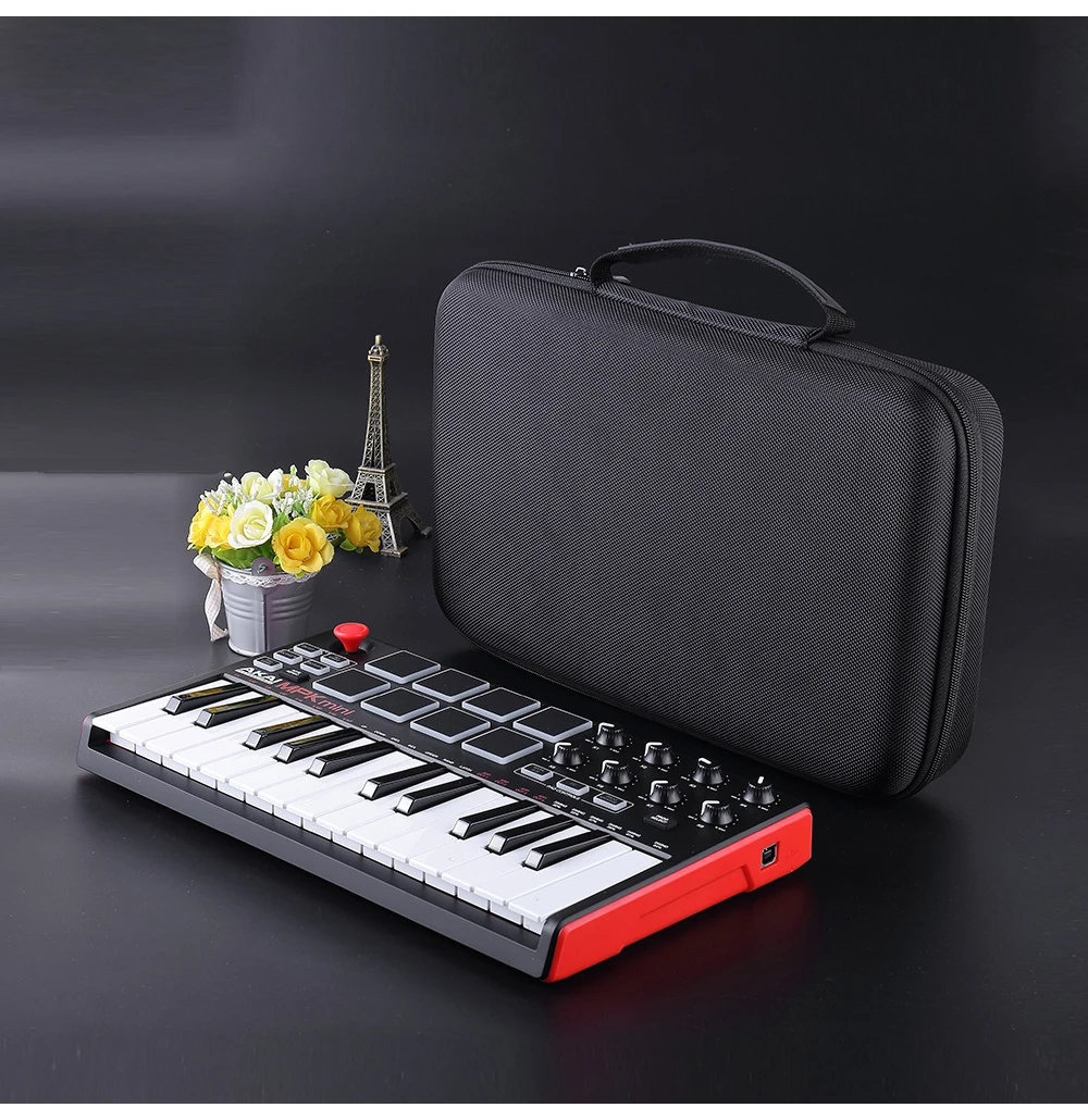 Футляр для Akai Professional MPK мини MKII и MPK мини Play | 25-ключ ультра-Портативный USB миди барабану и клавиатура контроллер