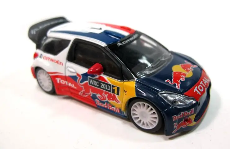 Высокая моделирования CITROEN DS3 WRC гоночная модель, 1: 64 сплава автомобиля игрушки, металлические литья, Коллекция игрушечных автомобилей