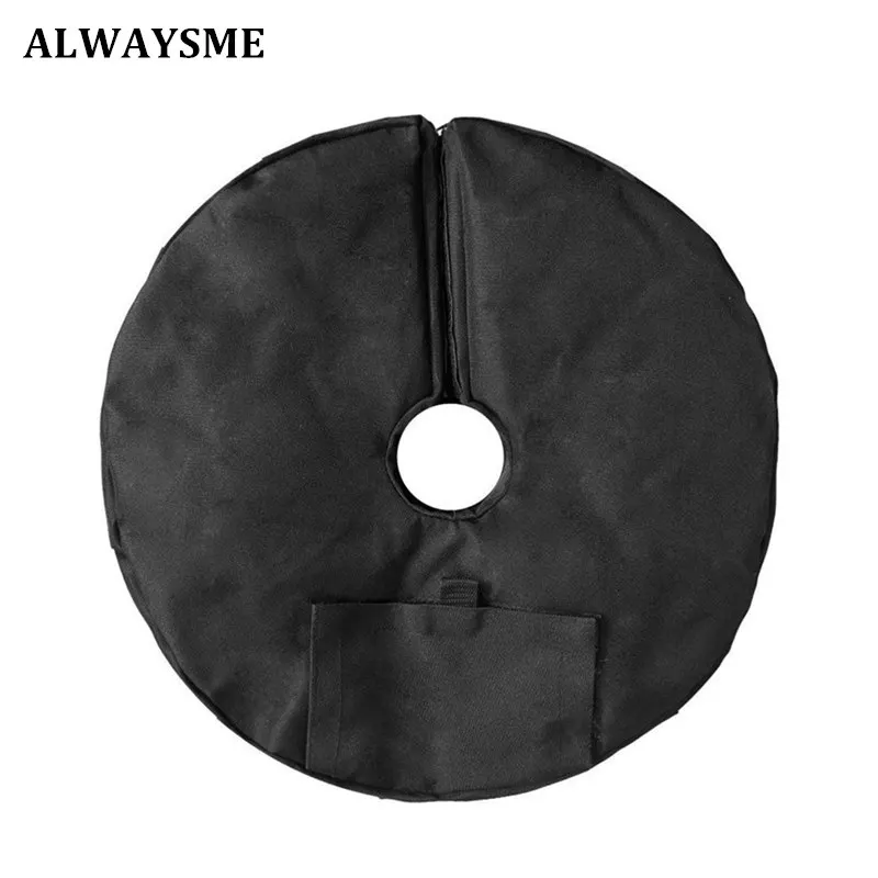 ALWAYSME 46x15 см отверстие 8 см патио зонтик основы вес мешок с большим отверстием для песка Эргономичная подставка добавить вес 10-15кг песок