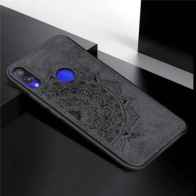 

Fabric phone case for Xiaomi mi9/POCO-F1/Redmi GO/note7/note6/6A/6/6 Pro/note 6Pro new good quality TPU Protective back cover