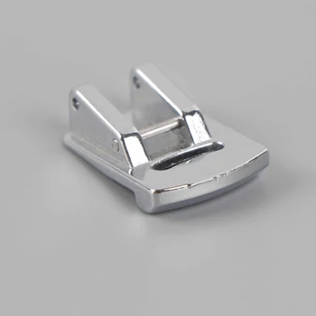 

1PC Rolled Hem Curling Sewing Presser Foot For Sewing Machine Singer Janome Sliver Tone