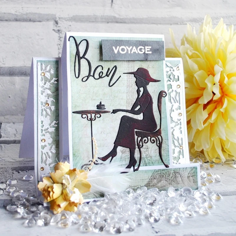 

Elegance Lady Metal Cutting Dies Stencils for DIY Scrapbooking Photo Album Decorative Embossing Paper Card Crafts Die Cut 2019