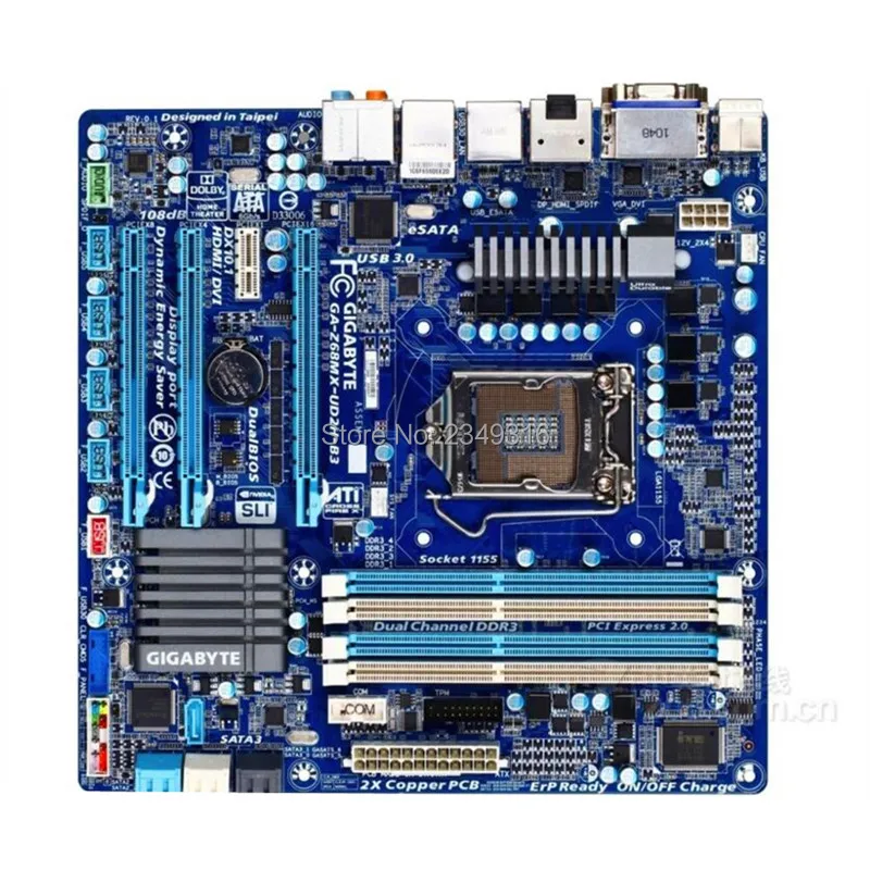 

For Gigabyte GA-Z68MX-UD2H-B3 Original Used Desktop Motherboard Z68MX-UD2H-B3 Z68 LGA 1155DDR3 32G SATA3