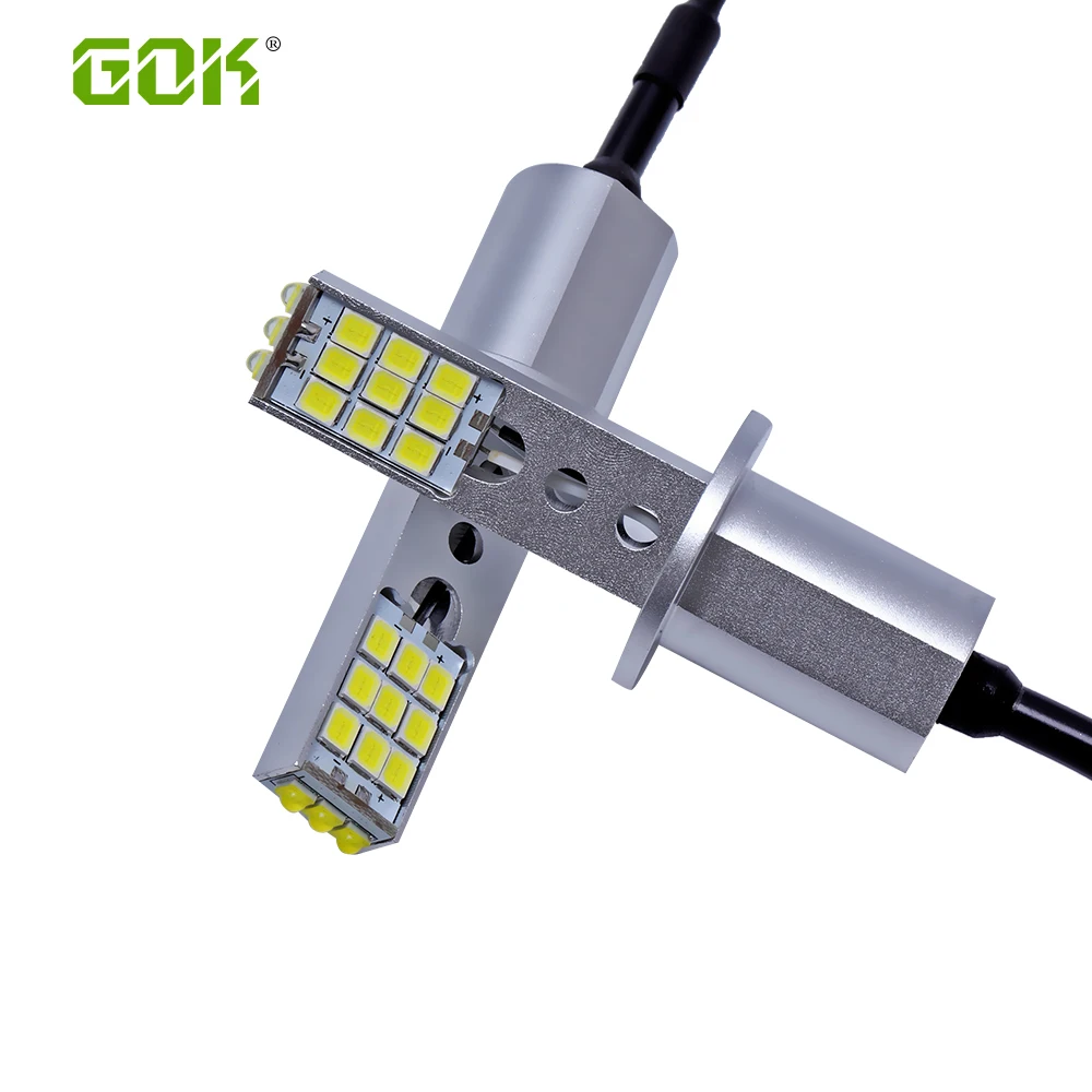 

High Power H1 H3 24W CREE LED Chips with smd Bulb h1 led Daytime Running Light 6000K White Car Fog Lamp DRL LED Light Headlight