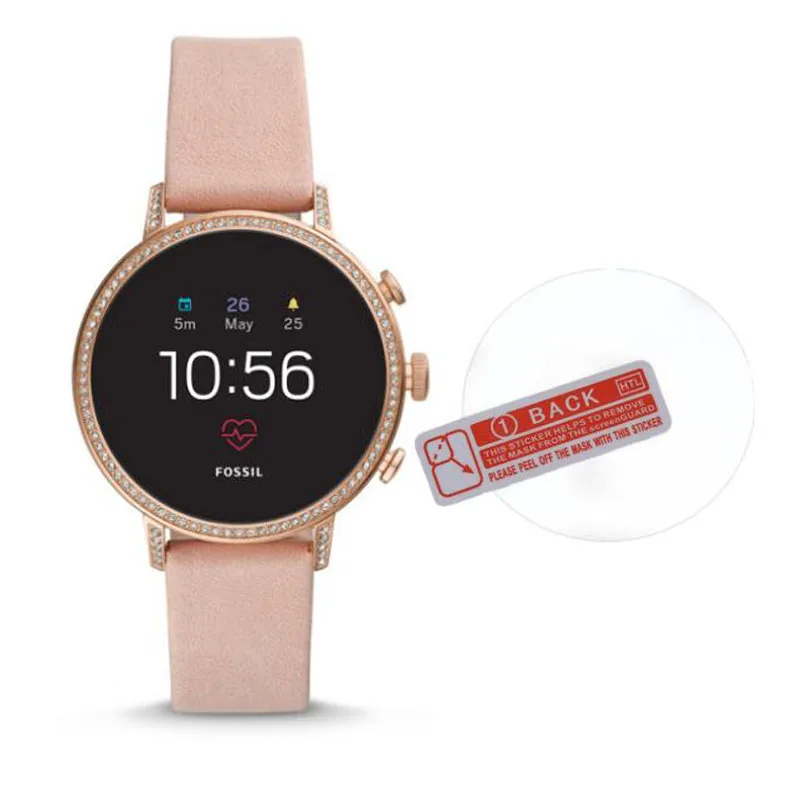 Прозрачная защита защитная пленка для часов Fossil Q Venture HR Gen 4 поколения экрана из