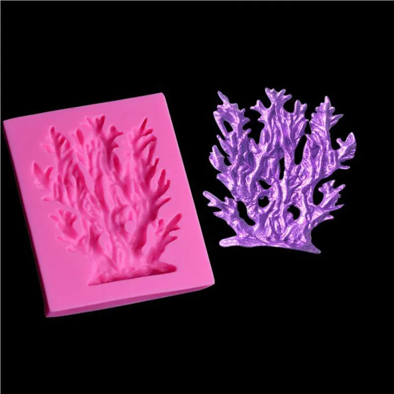 

Sugarcraft Seaweed Silicone mold fondant mold cake decorating tools chocolate mold