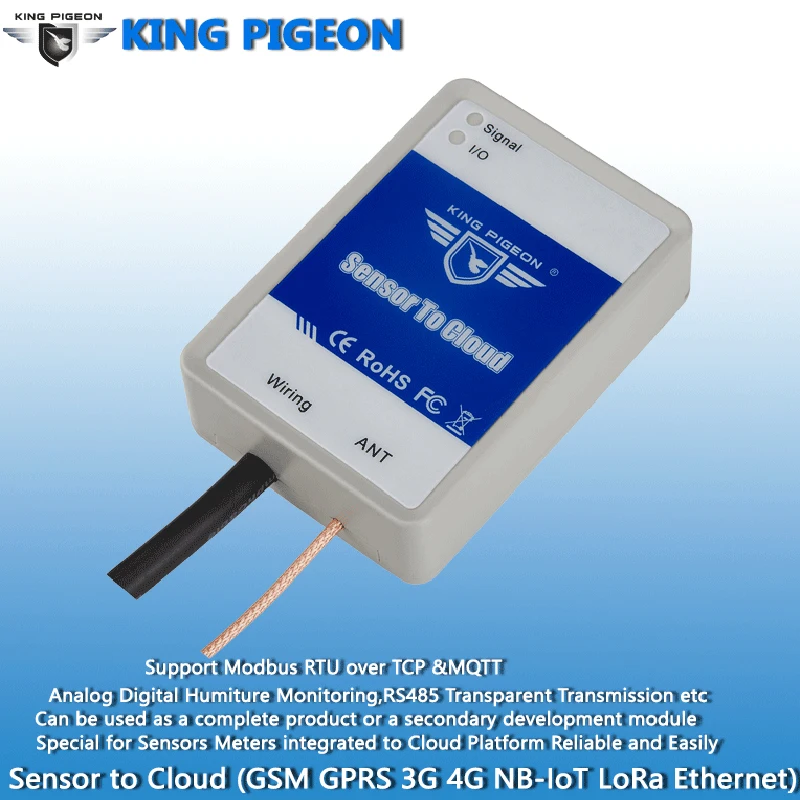 

GSM Remote Monitoring Sensor &Wireless Sensors supports MQTT Protocol Digital Analog input Temperature input