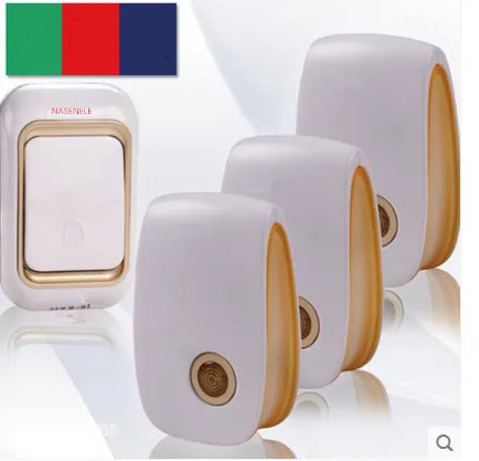 

BA Accessories Door bell wireless, One bell with three receiver E228B-3N, long distance control, water proof