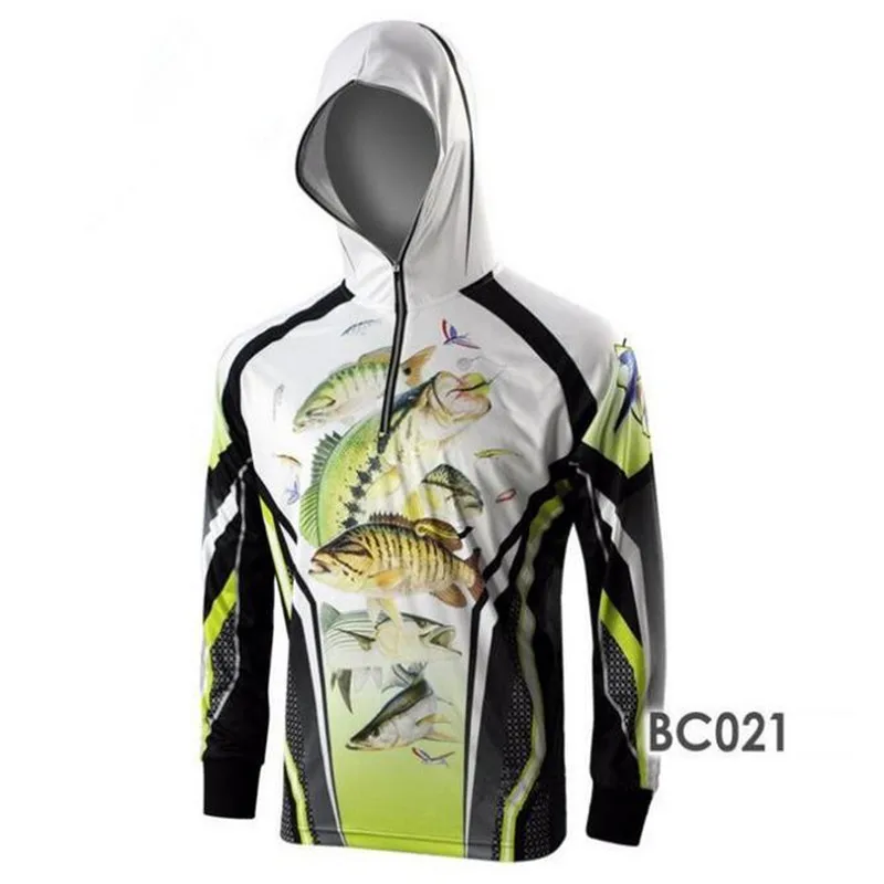 Для мужчин Пеший Туризм Восхождение Anti UV cool дышащий быстрой сушки профессиональная одежда Рыбалка Homme с капюшоном Рыбалка рубашка - Цвет: BC021