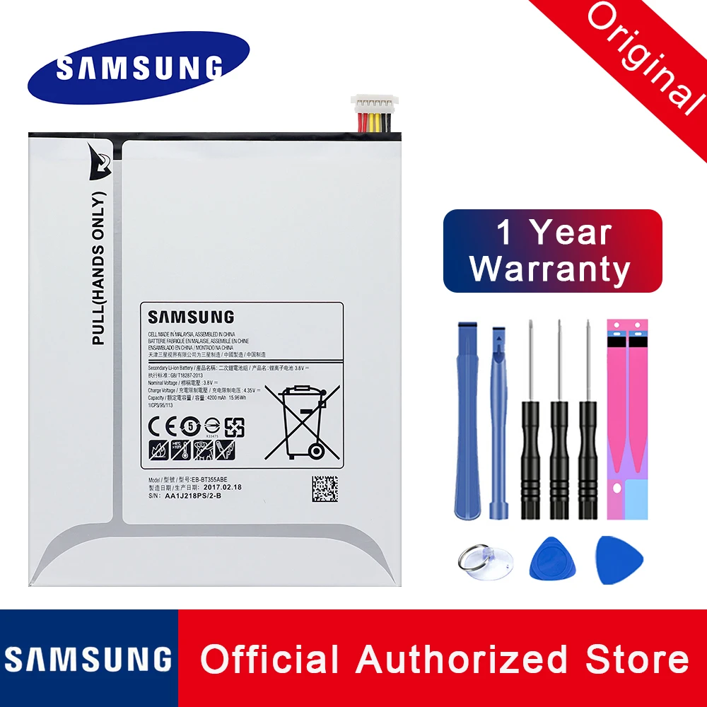 Планшет Батарея Galaxy Tab A 8,0 EB-BT355ABE для samsung T355 T355C SM-T355 SM-T350 SM-P350 P355C SM-P355M Замена