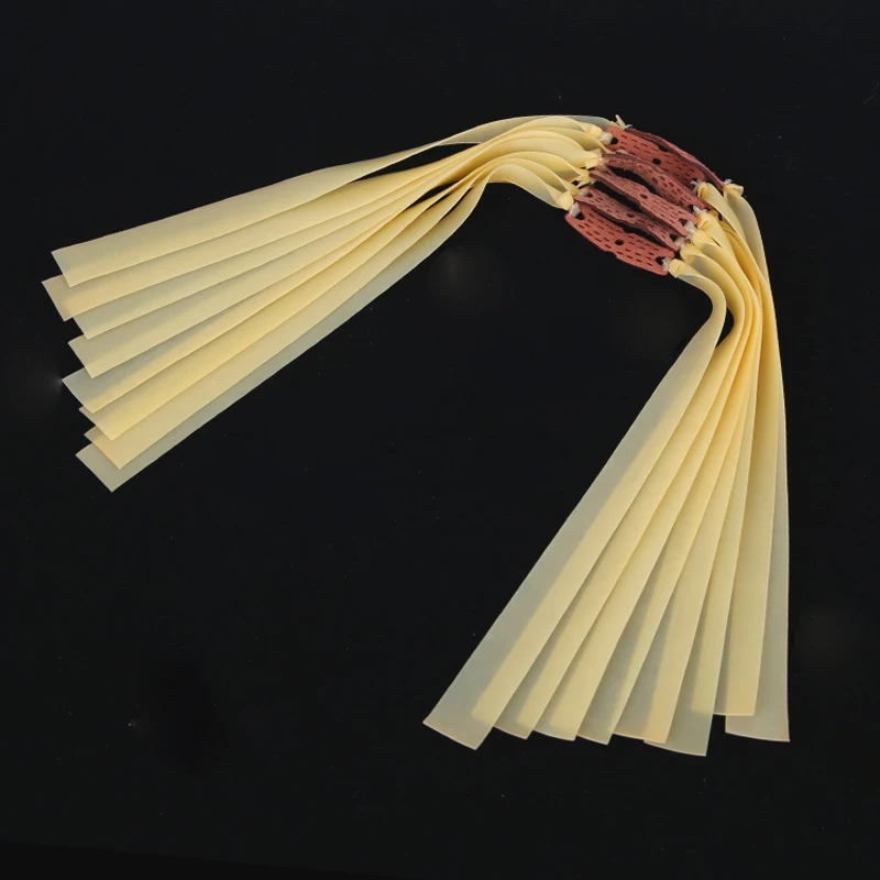 1pcs Slingshot Rubber Bands Strips Elastic Catapult Bow 7mm Outer Inner Hunting Sports Catapult Kit Set Practical