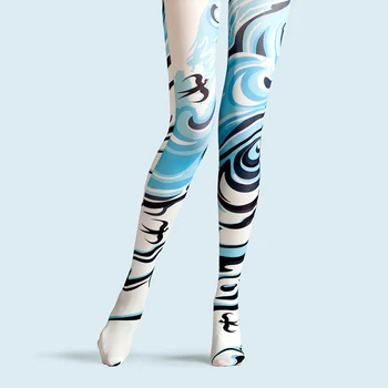 

VP Unique stockings Rainbow color pattern Tights High-quality Silk stockings 1 order=1pc