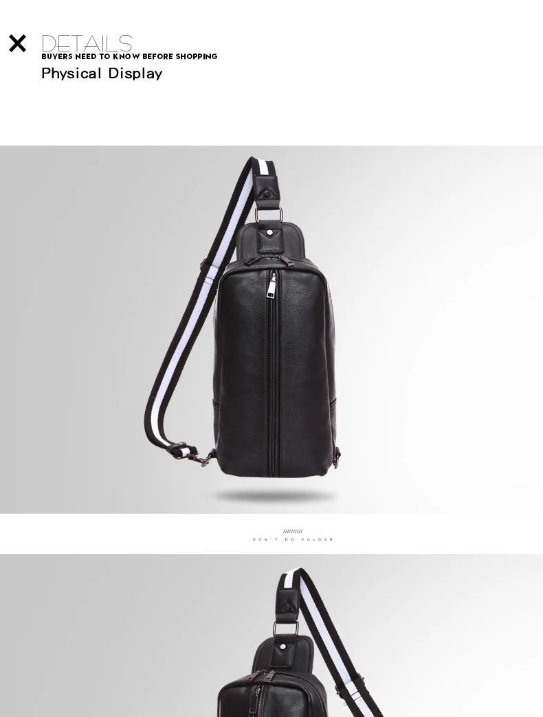 Zeroпередний Новая модная сумка на плечо мужские нагрудные сумки Модные PU кожаные сумки через плечо мужские повседневные сумки через плечо