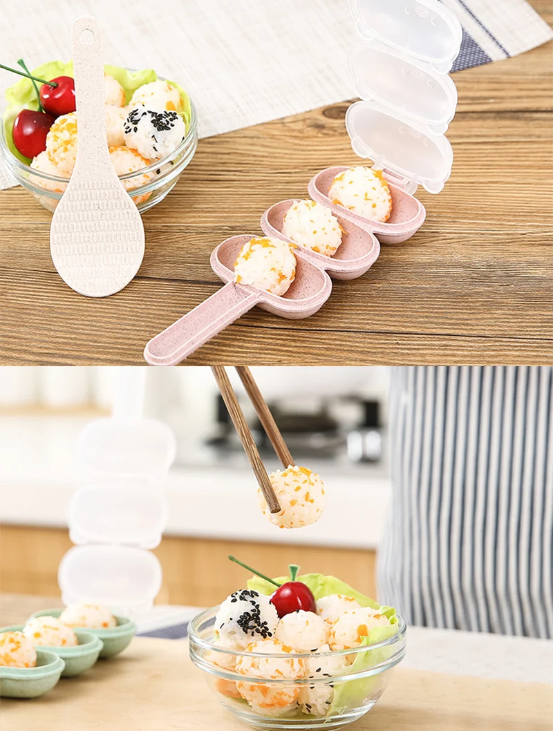 Sushi-Maker-Kitchen-Gadgets-Mould-DIY-Rice-Ball-Mold-with-Spoon-Bento-Making-Mold-Seaweed-Cutter-Kitchen-Tools-Accessories-KC1712 (10)