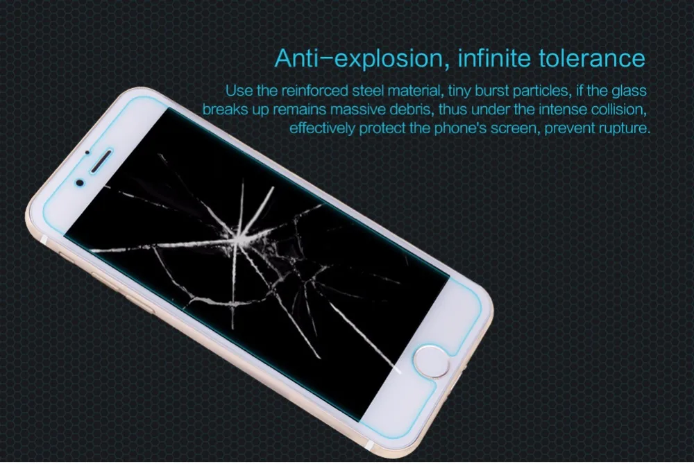 Оригинальная Защитная пленка NILLKIN для экрана iphone 7, потрясающая пленка 9H 0,33 мм для iphone 8 из закаленного стекла(4,7 дюйма