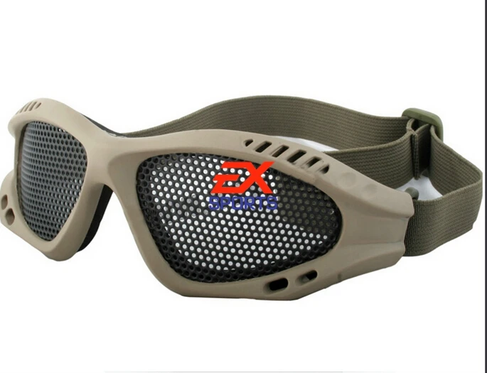 Hiking Eyewear glasses Anti fog durable steel PVC Adjustable elastic