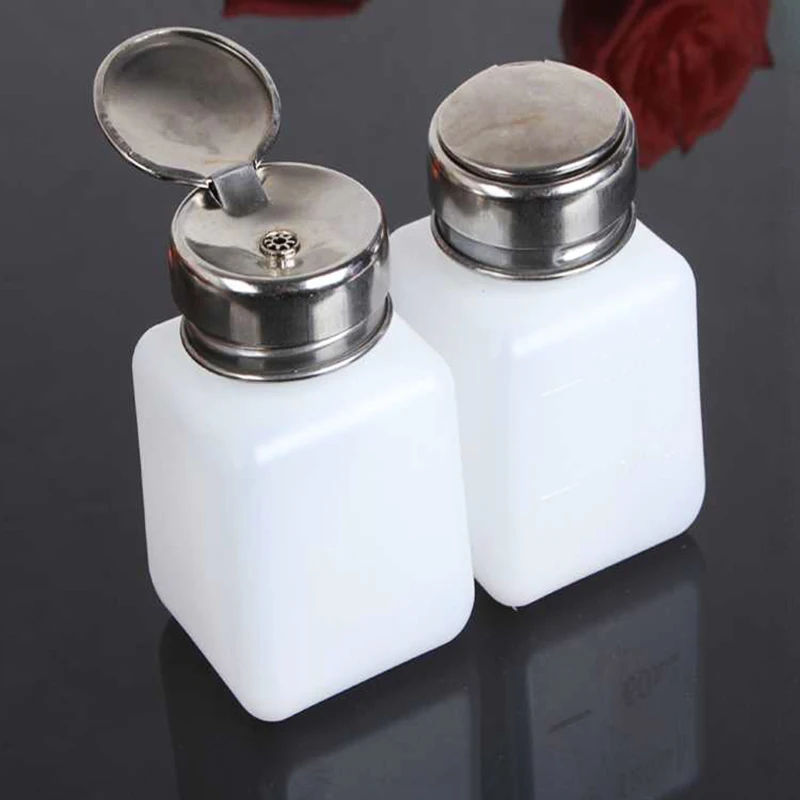 1 Pc Portable 200ML Liquid Alcohol Press Nail Art Polish Cleaner