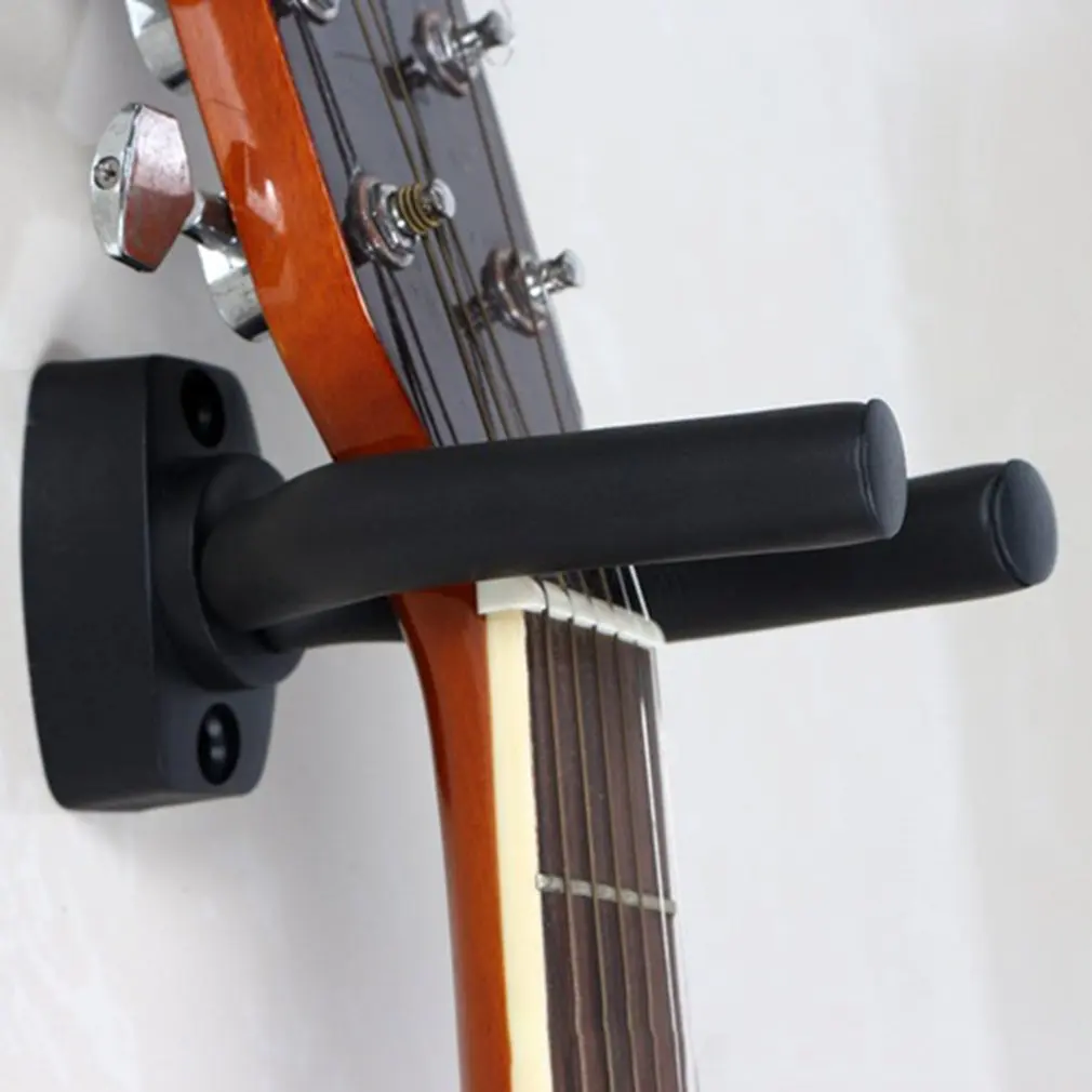 Настенный подвесной крючок для гитары нескользящий держатель для электроакустических гитар бас струны для укулеле инструмент