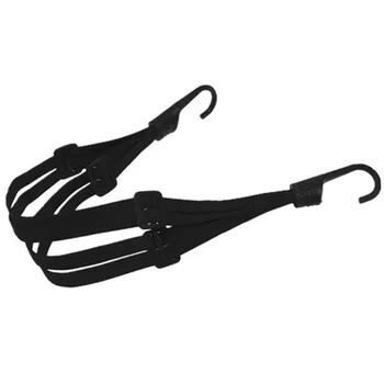 

Motorcycle Helmet Strength Retractable Elastic Rope with Two Hooks Universal Luggage Flexible Strap Ties Belting Hot Sale